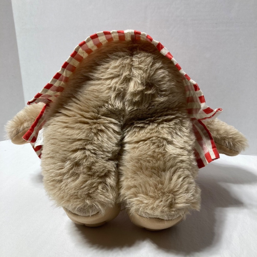 Vintage Snuggables Holiday Christmas‎ Plush 1985 Papa Bear In Pajamas - Picture 4 of 6